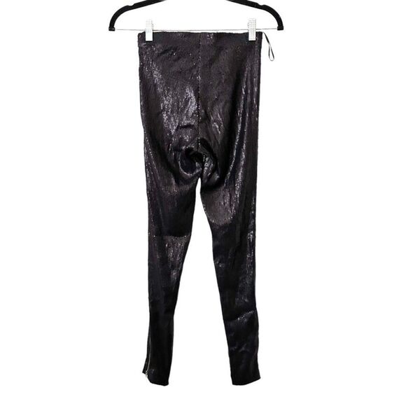 WHISTLES Sequin High Waist Leggings Sz 6 - Picture 2 of 5